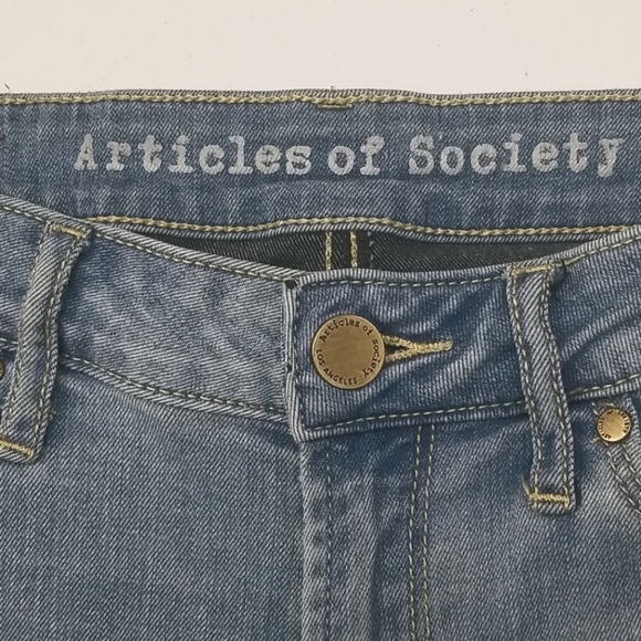 ARTICLES OF SOCIETY  'Sarah' Cut Off Hem Jeans, 26 - Picture 8 of 9